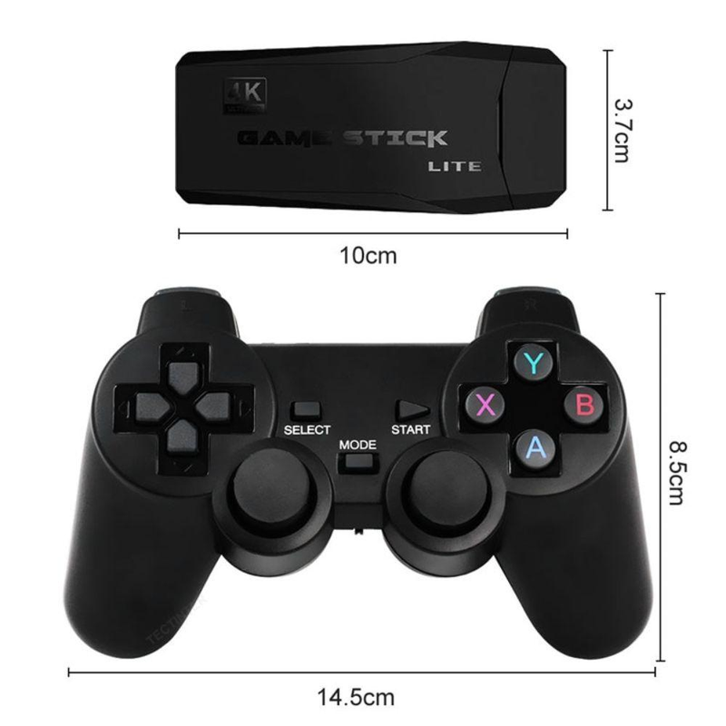 Video Game Stick C/ 2 Controles Sem Fio